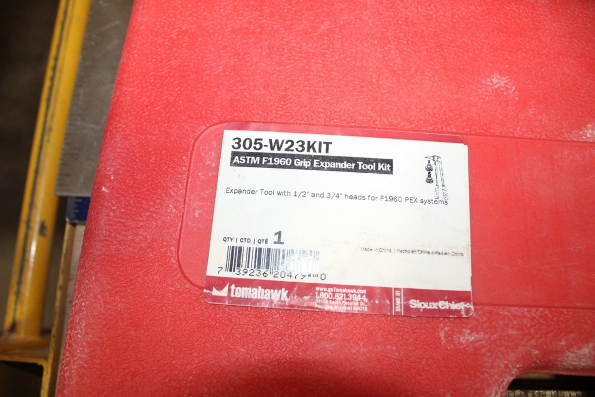 TOMAHAWK MODEL 305-W23KIT ASTMF1960 GRIP EXPANDER TOOL KIT - Image 2 of 2