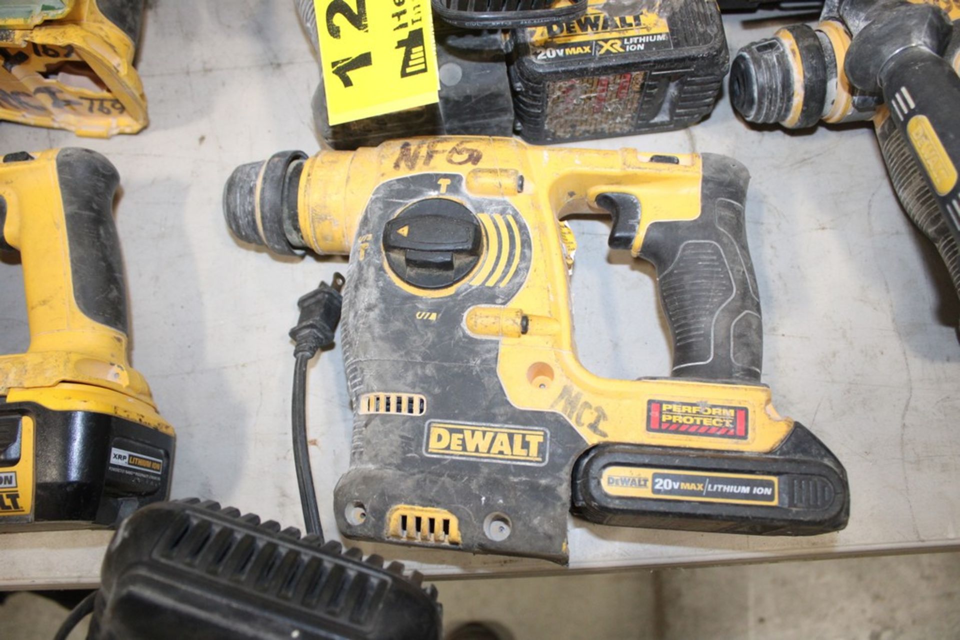 DEWALT MODEL NO. DCH253 20V CORDLESS SDS HAMMER DRILL WITH BATTERY AND CHARGER - Image 2 of 2