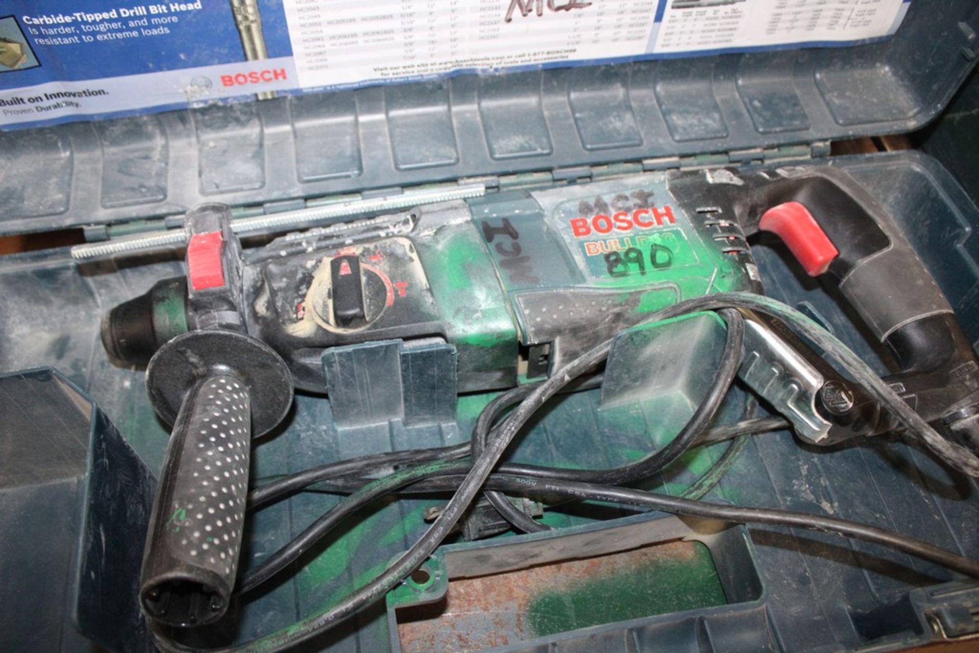 BOSCH MODEL 11255VSR ROTARY HAMMER WITH CASE - Image 2 of 2