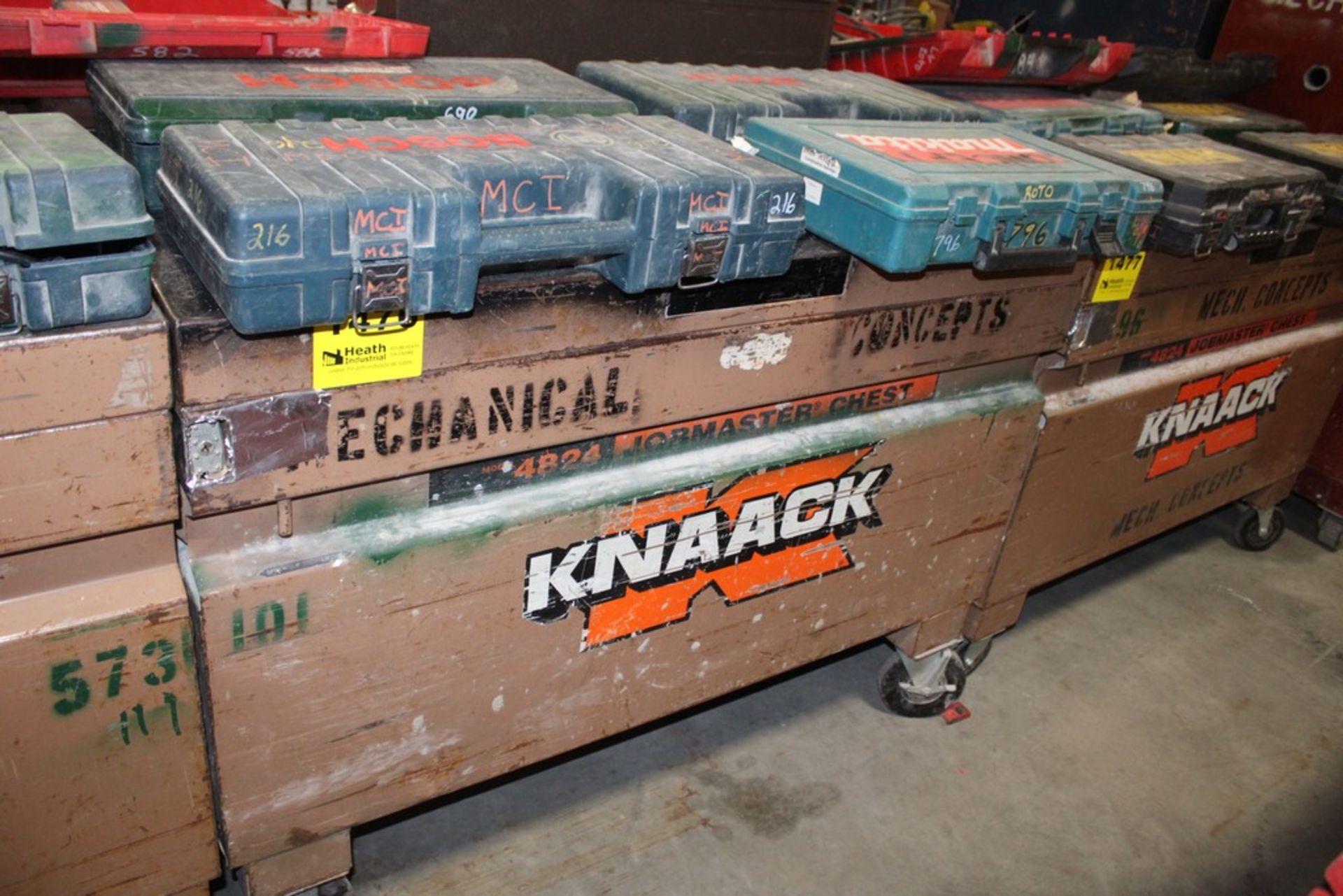 KNAACK 4824 PORTABLE GANG BOX, 48" X 24" X 25"