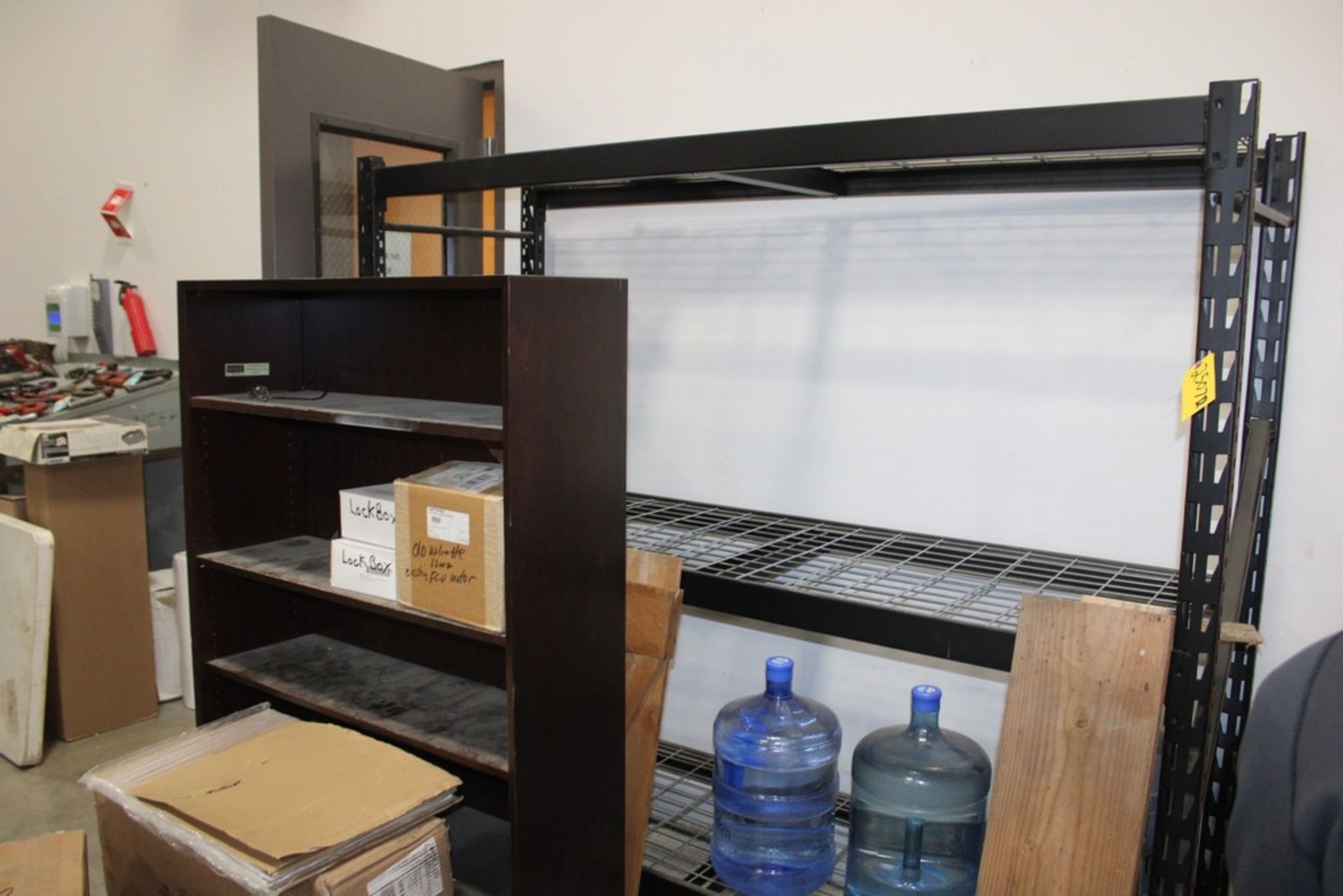 (1) SECTION ADJUSTABLE HEAVY DUTY SHELVING UNIT 6' X 2' X 78' (DELAYED REMOVAL)