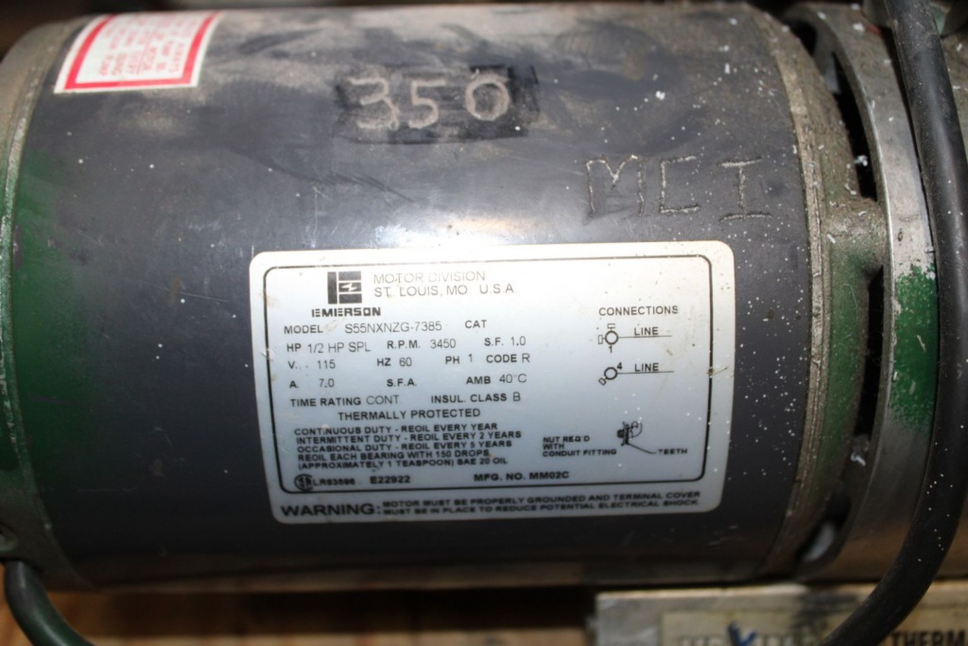 THERMAL VAXIMA MODEL 643 VACUUM PUMP - Image 2 of 2