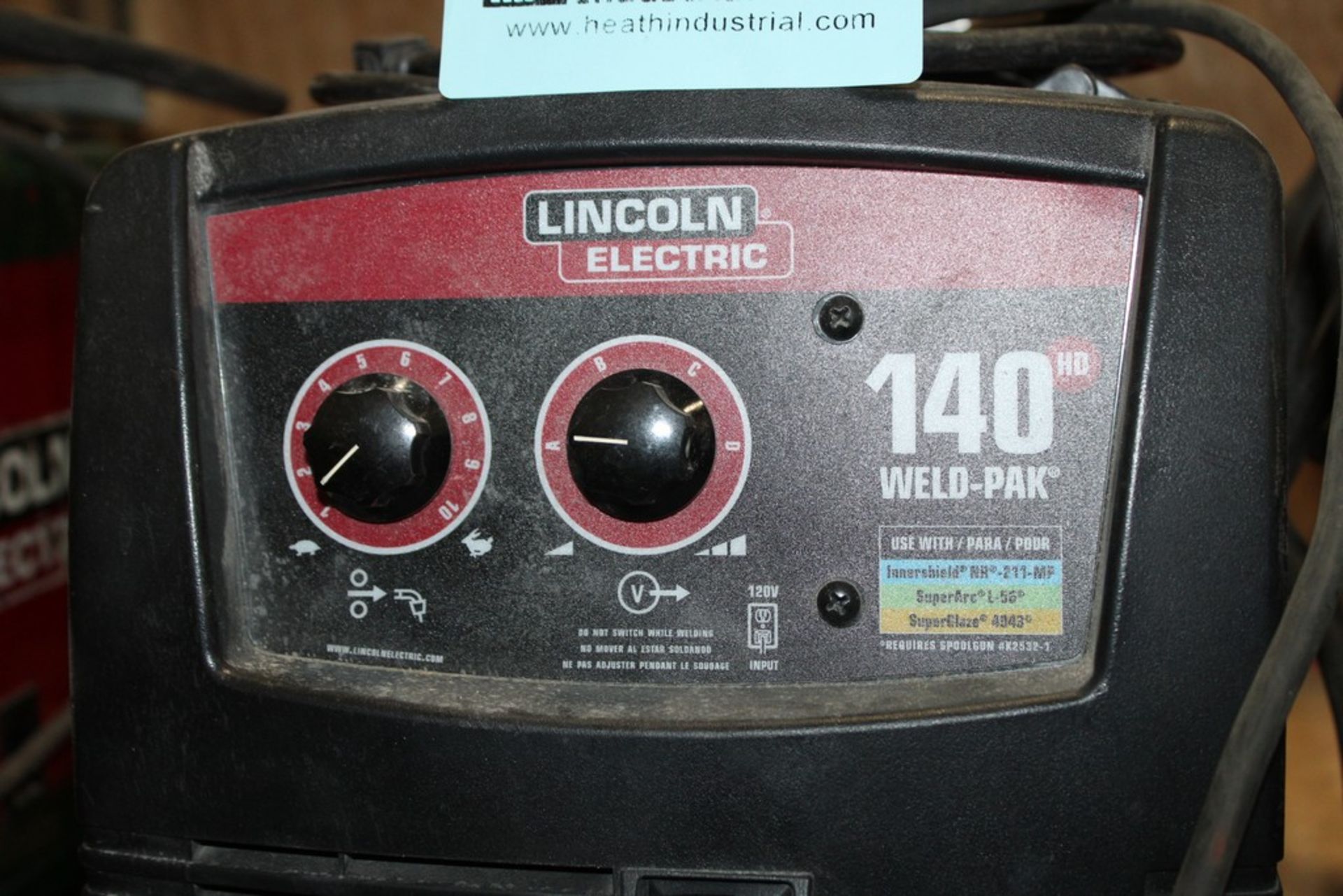 LINCOLN ELECTRIC 140 WELD PAK S/N M3200209449 - Image 2 of 2
