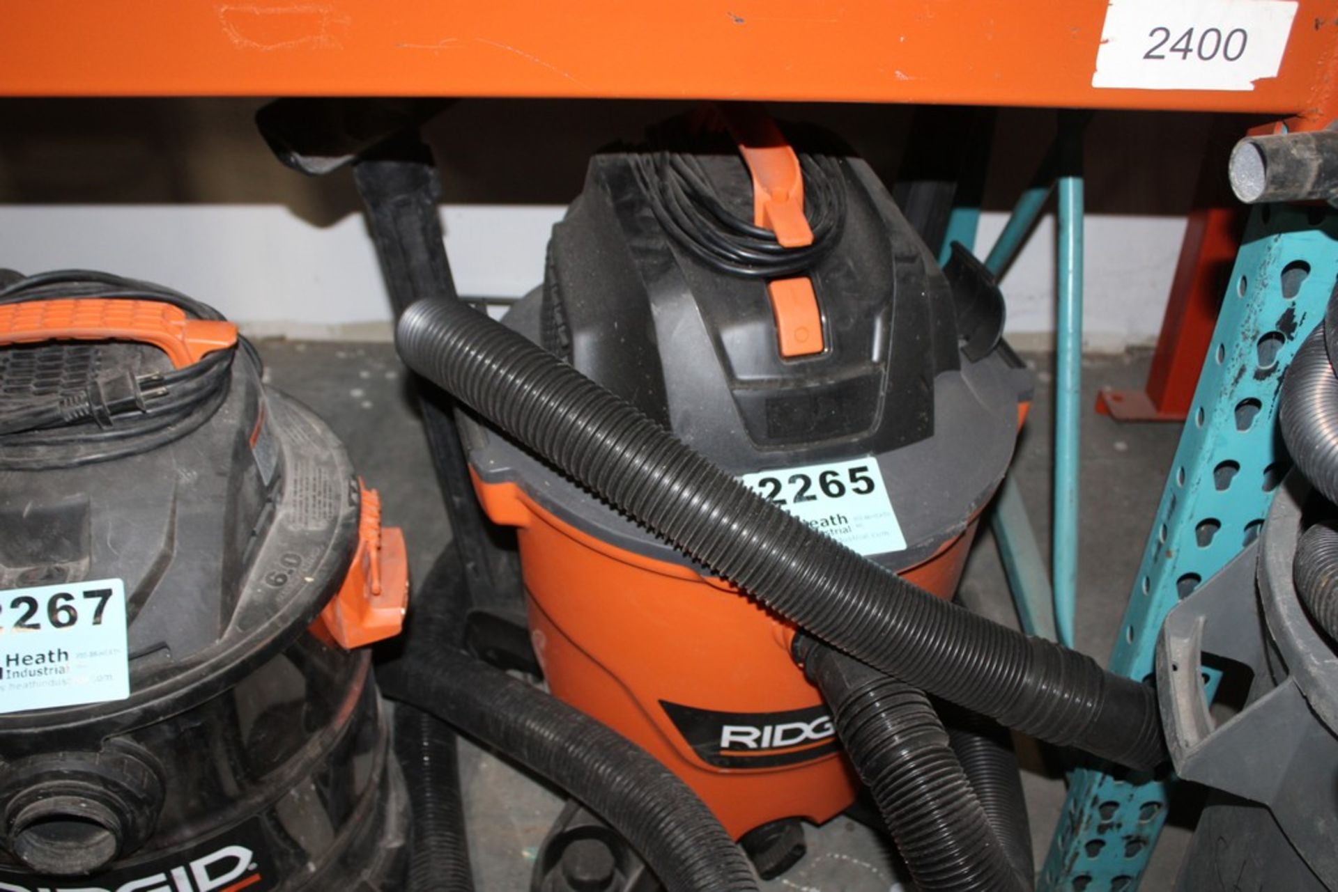 RIDGID MODEL HEAVY DUTY 12,000, 5 HP SHOP VAC