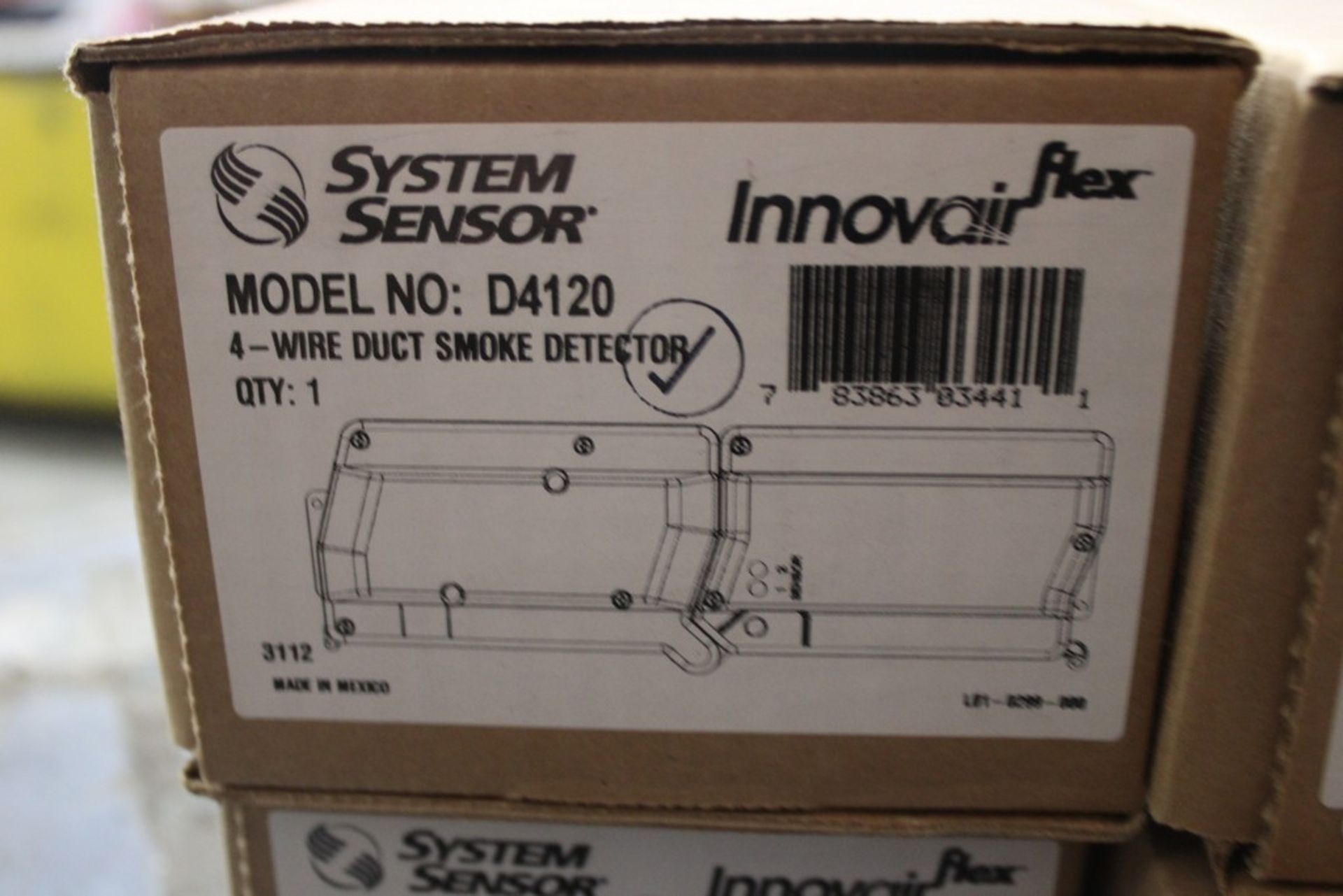 (4) SYSTEM SENSOR MODEL D4120, 4-WIRE DUCT SMOKE DETECTORS - Image 2 of 2