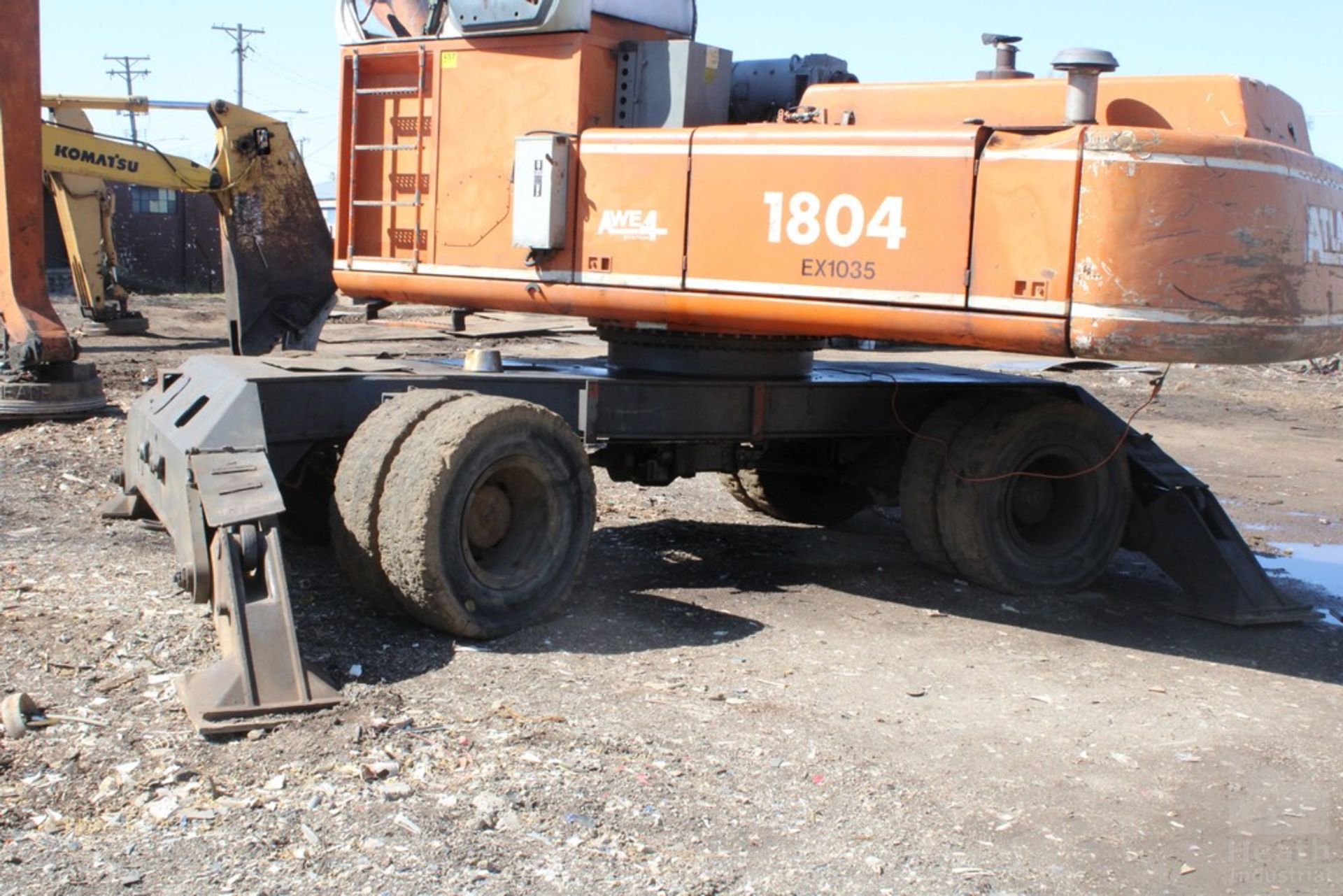 ATLAS MODEL 1804 WHEEL MATERIAL HANDLER, S/N 283M301363 (NEW 1999), DEUTZ ENGINE RECENTLY INSTALLED, - Image 3 of 13