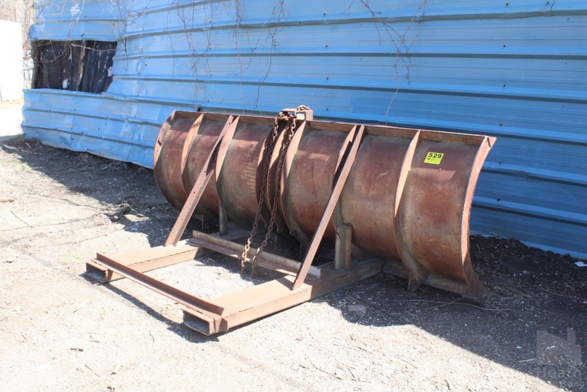 10' SNOW BLADE SETUP FOR WHEEL LOADER WITH FORKS