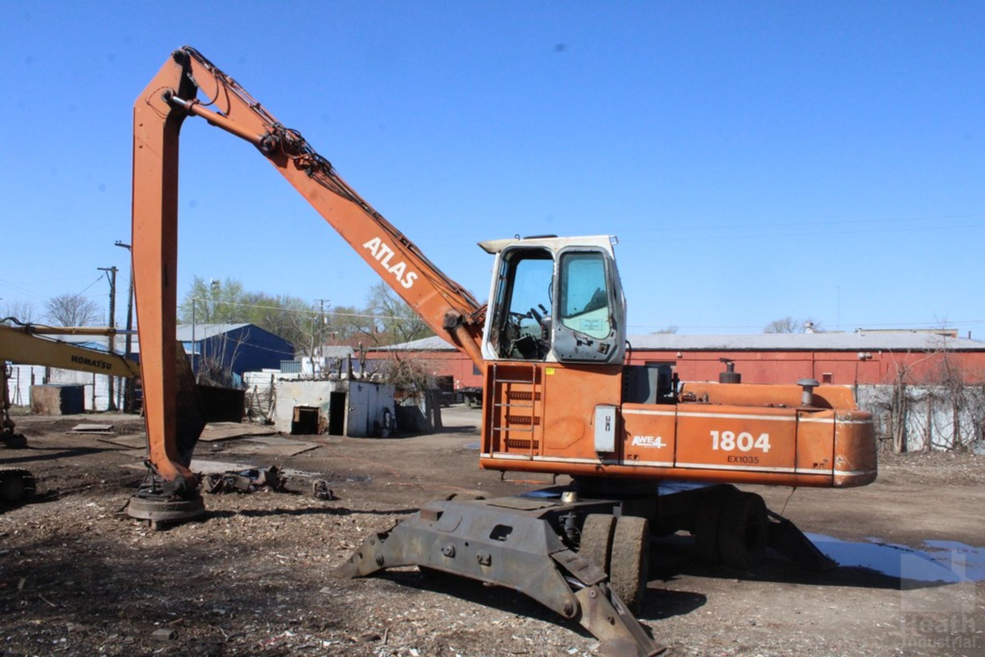 ATLAS MODEL 1804 WHEEL MATERIAL HANDLER, S/N 283M301363 (NEW 1999), DEUTZ ENGINE RECENTLY INSTALLED, - Image 2 of 13