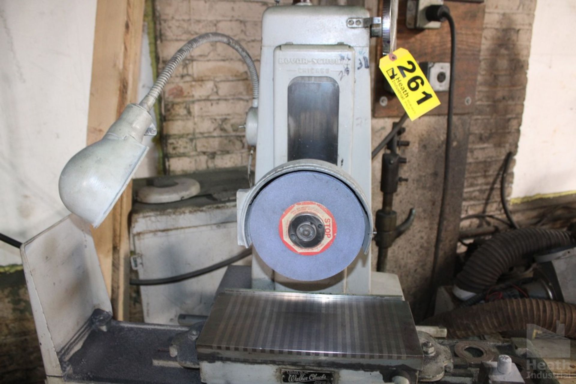 BOYAR SCHULTZ 6"x12" MODEL 612 SURFACE GRINDER, S/N 11670, WITH PERMANENT MAGNETIC CHUCK - Image 2 of 4