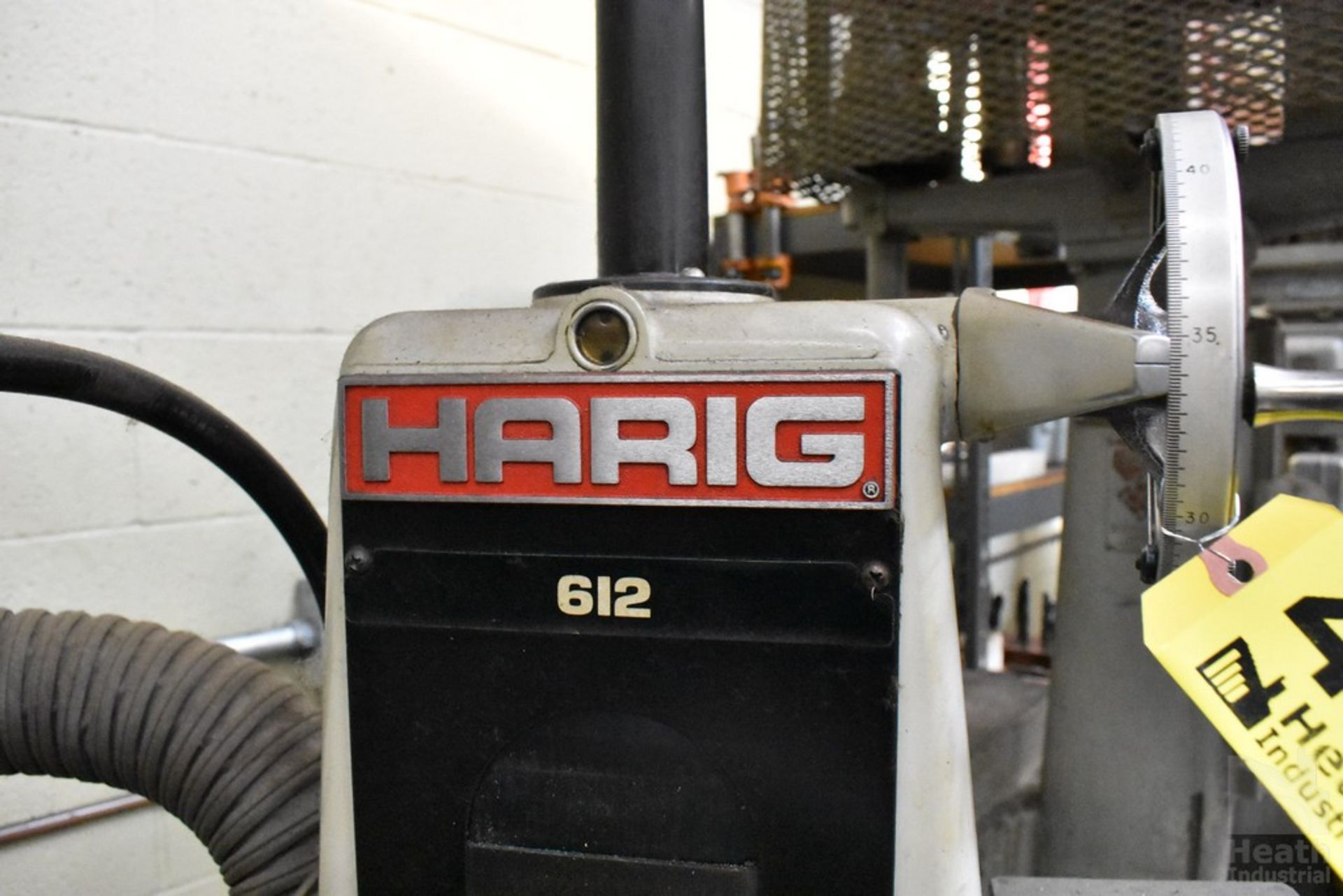 HARIG MODEL 612 6" X 12" HAND FEED SURFACE GRINDER, WITH WALKER LBP MAGNETIC CHUCK WITH WALKER CHUCK - Image 5 of 6