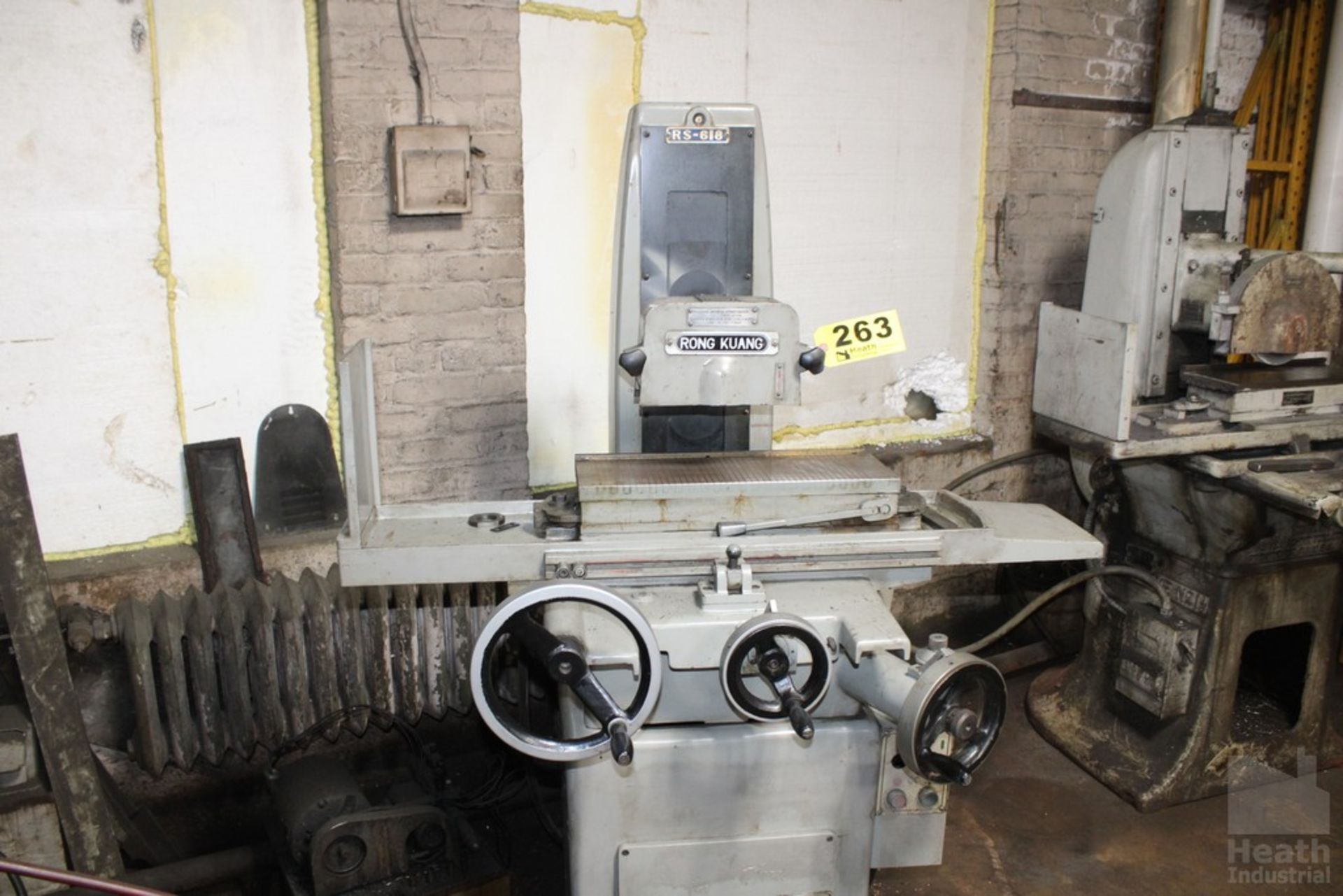 RONG KUANG 6"x18" MODEL RS-618 SURFACE GRINDER, S/N 61545, WITH PERMANENT MAGNETIC CHUCK