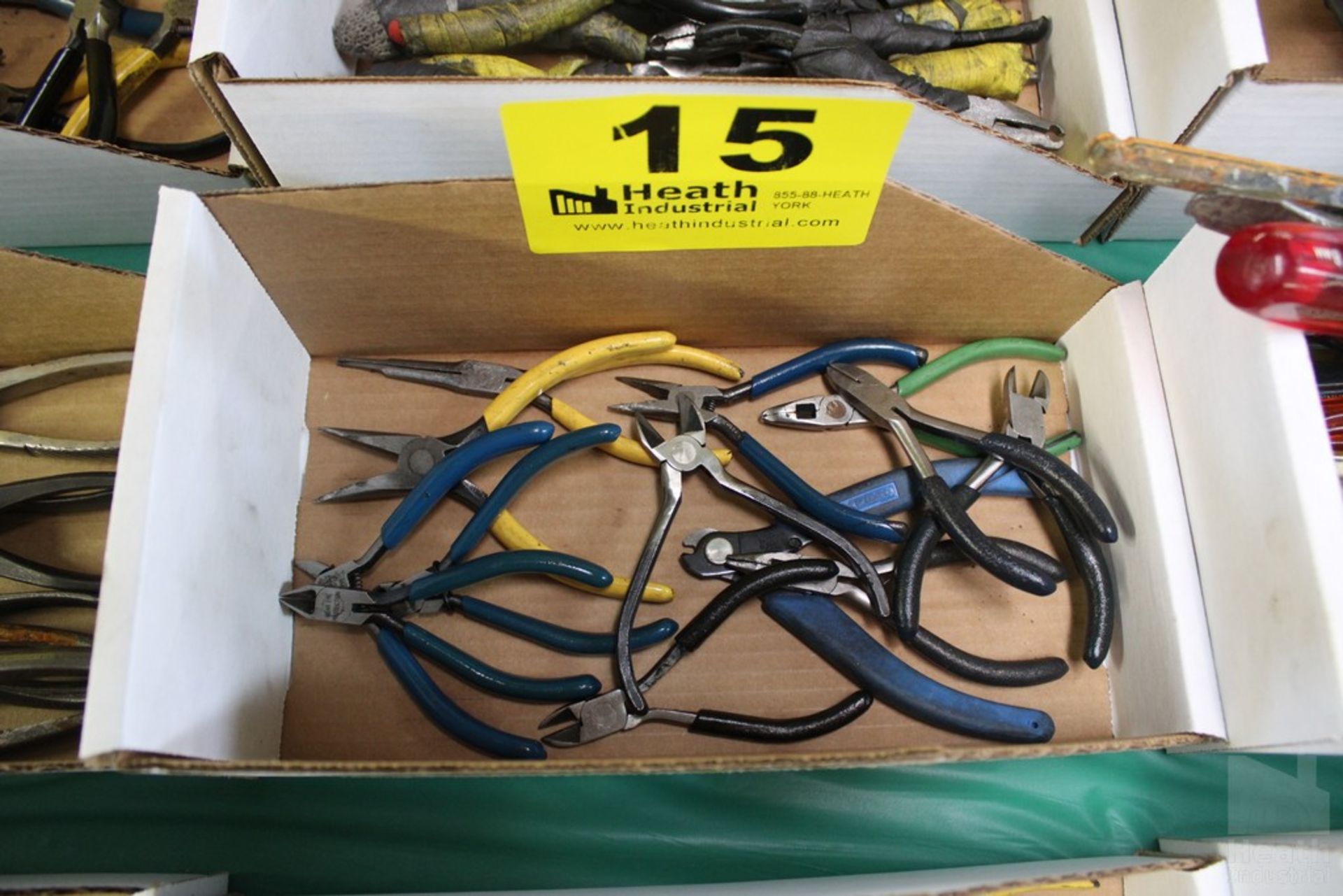 (12) ASSORTED PLIERS AND SIDE CUTTERS