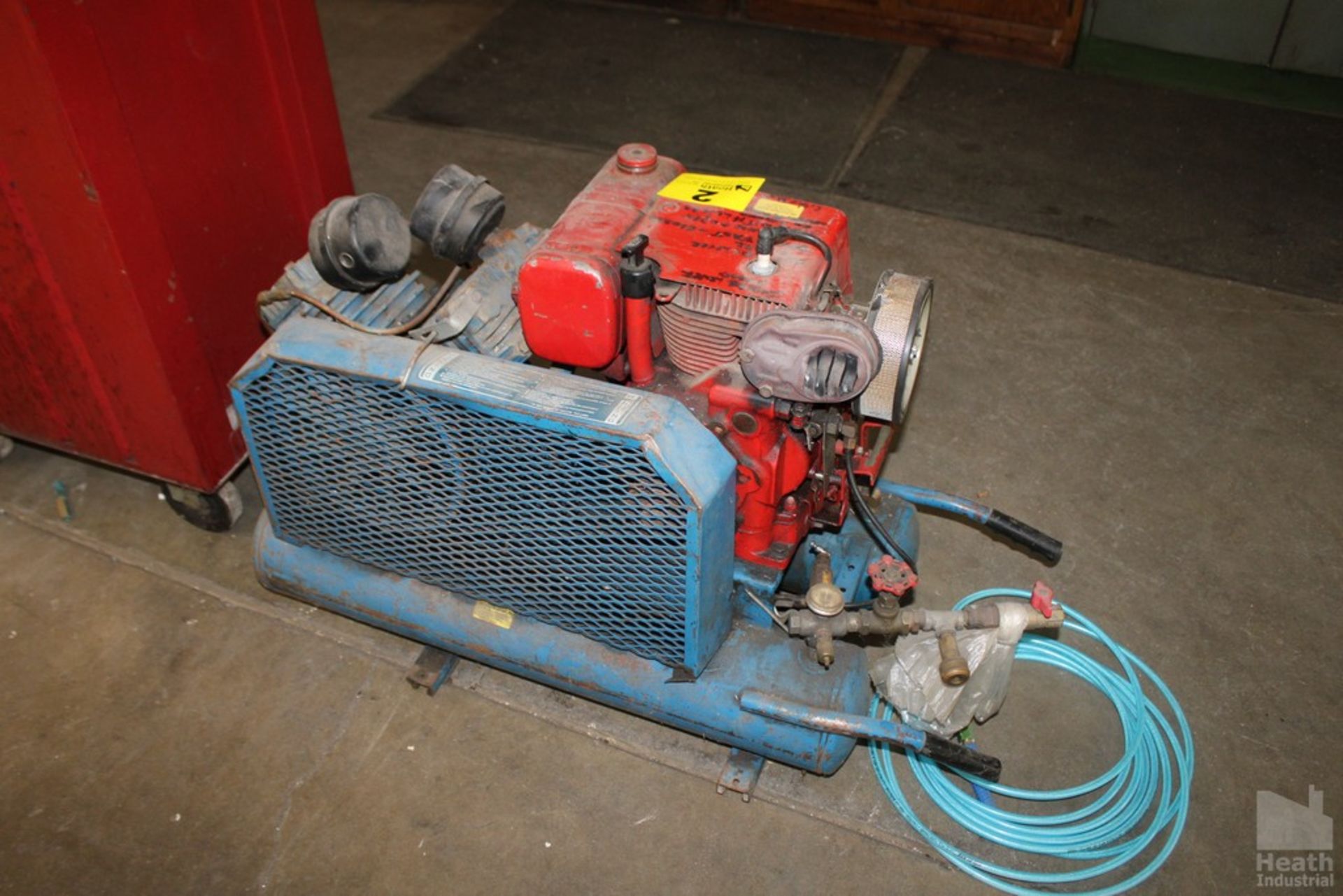 AIR SWEEP DUAL TANK PORTABLE GAS POWERED AIR COMPRESSOR WITH KOHLER MAGNUM 8 ENGINE - Image 2 of 2