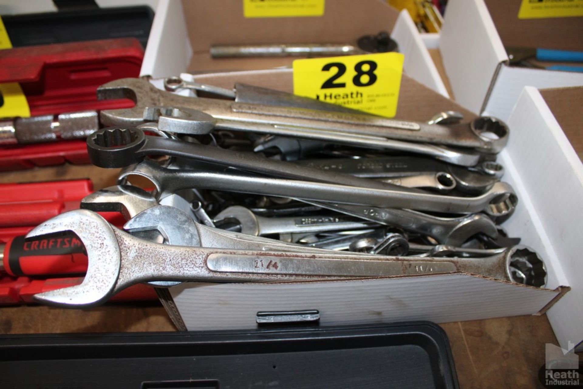 LARGE QTY OF WRENCHES IN BOX