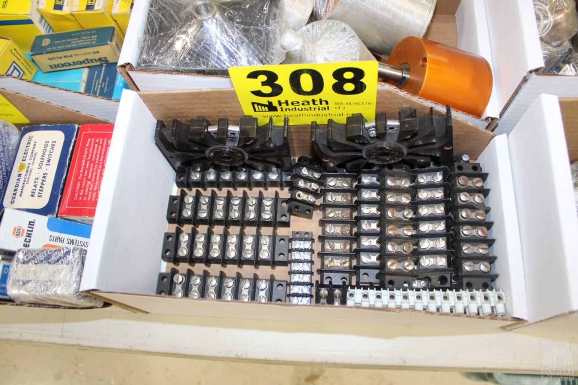 ASSORTED WIRE TERMINALS IN BOX IN BOX
