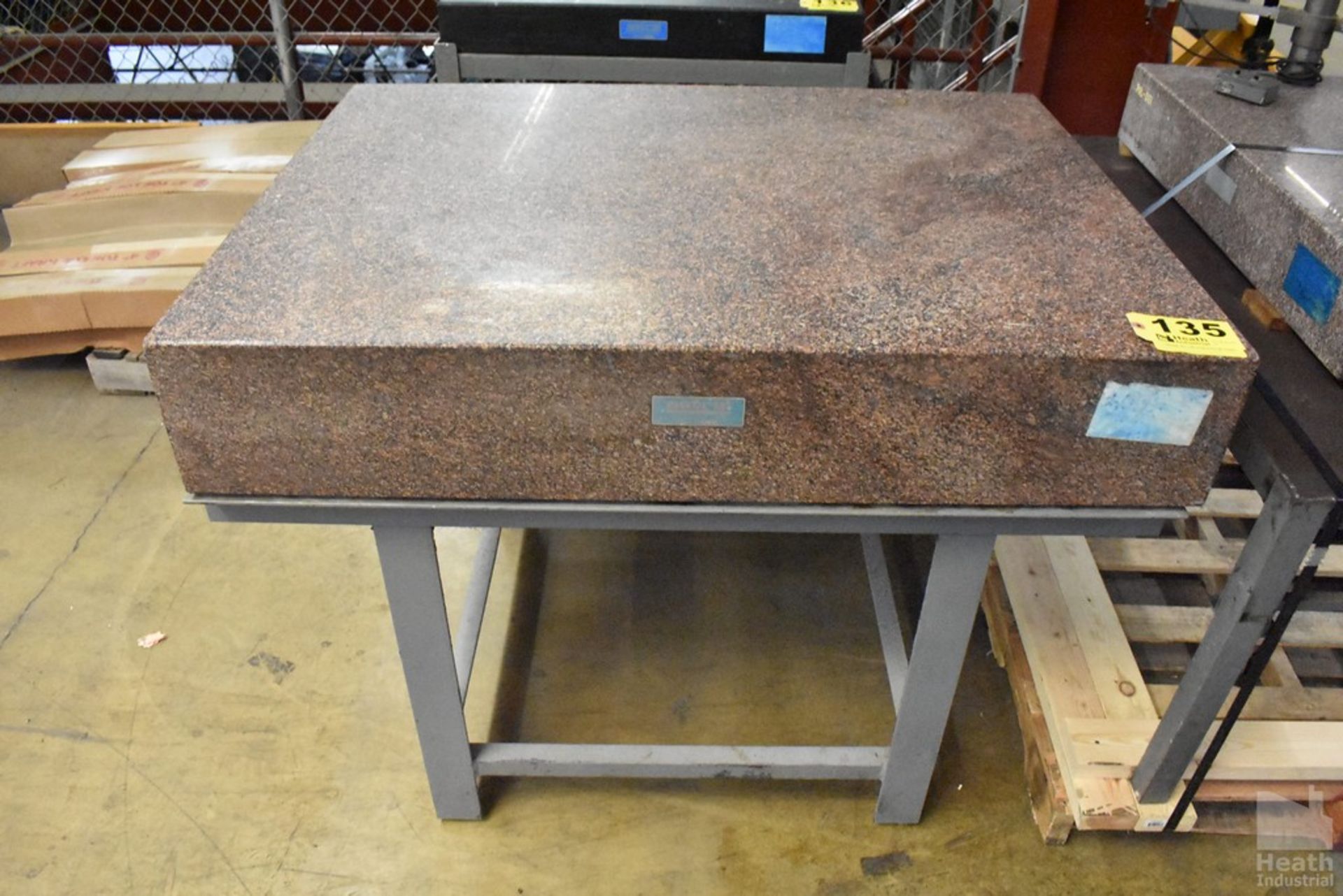 ASTRAL PINK GRANITE SURFACE PLATE WITH STAND