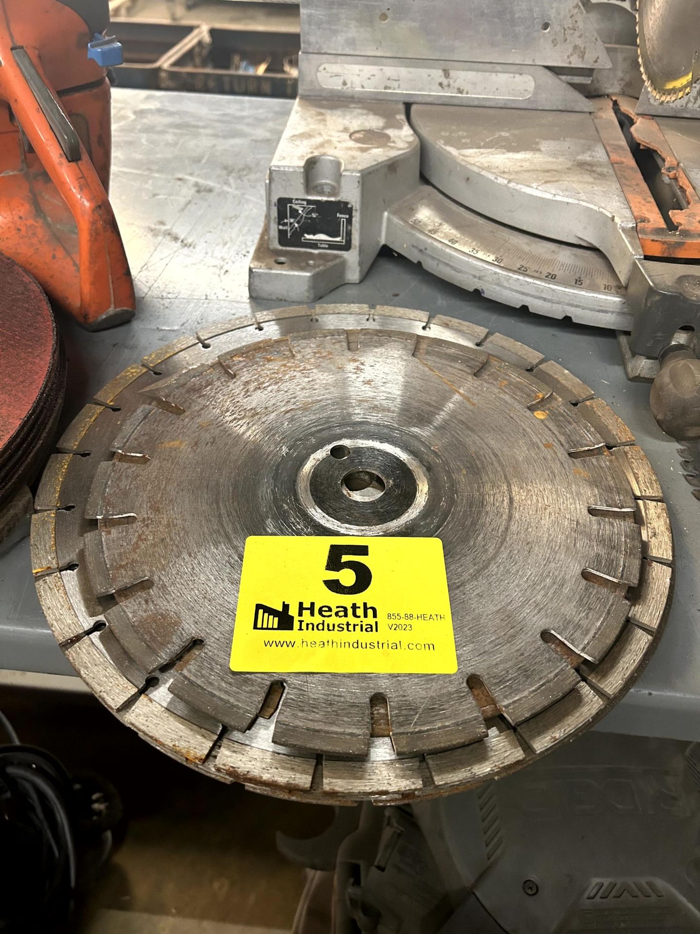 (7) ASSORTED DIAMOND TIPPED SAW BLADES