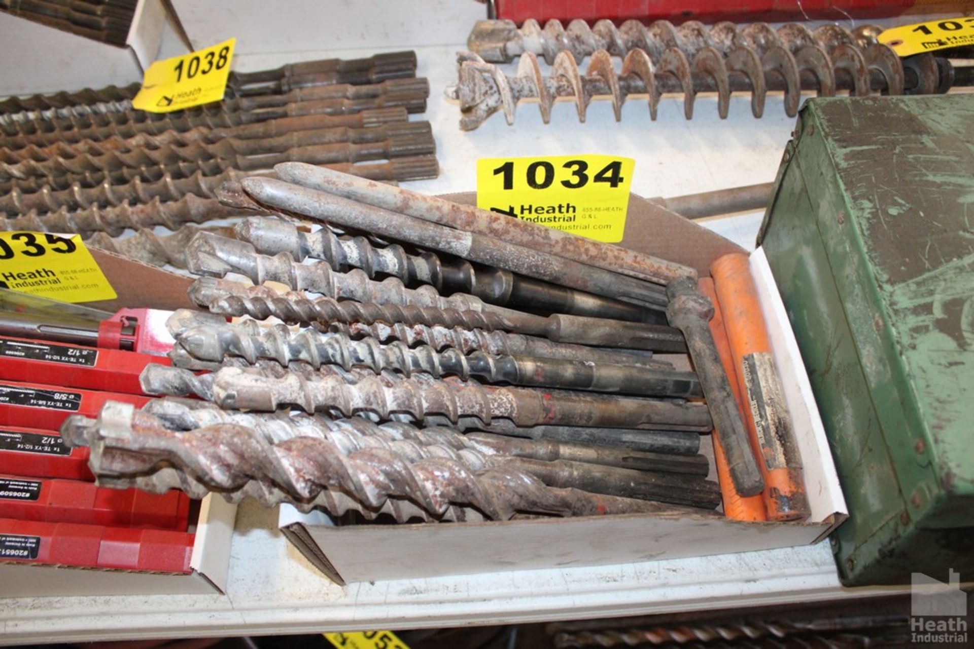 (16) SDS CONCRETE DRILL BITS AND CHISEL BITS