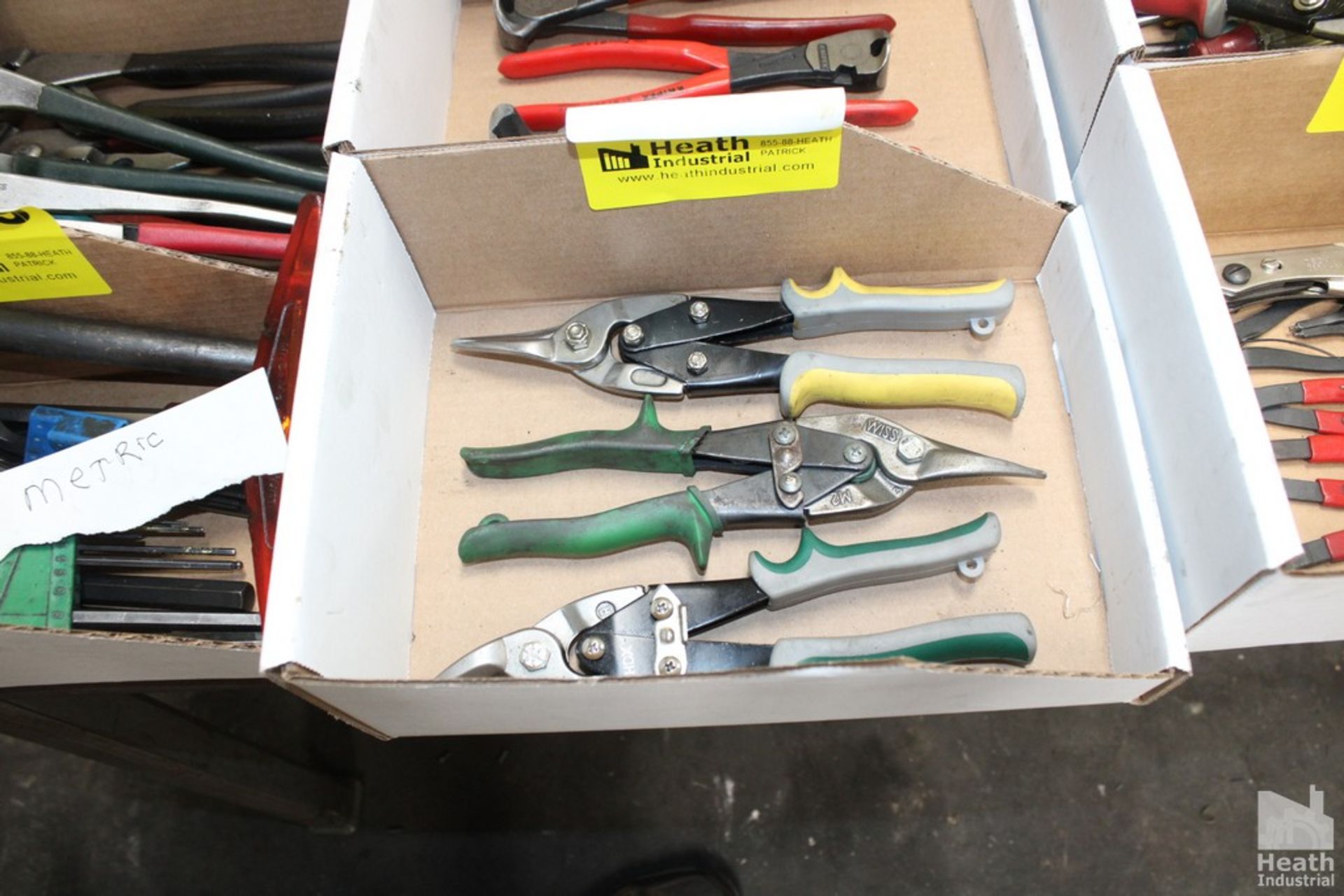 (4) ASSORTED SHEARS IN BOX