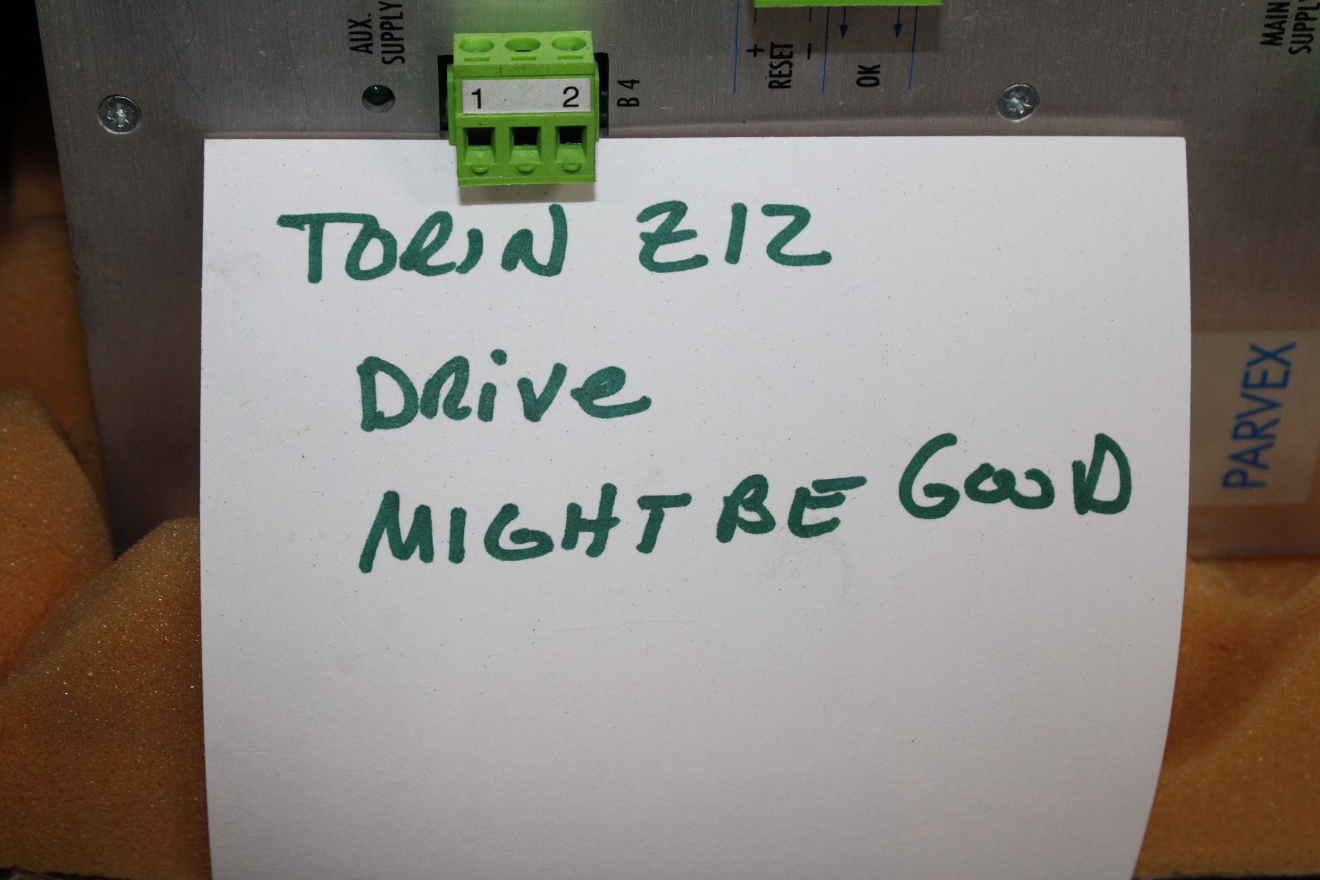 TORIN Z12 DRIVE - PARKER DIGIVEX DSD 16 / 32 DRIVE (CONDITION UNKNOWN) - Image 2 of 3