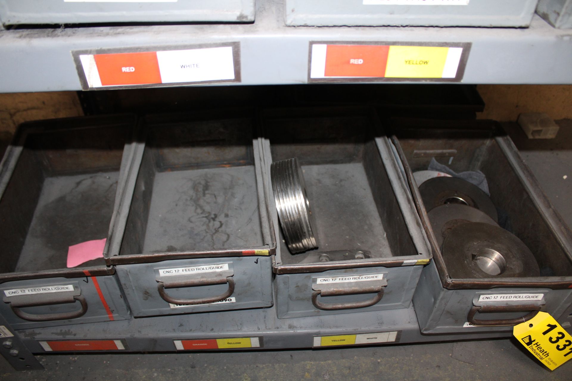 TOOLING INCLUDING: TORIN CNC FEED ROLLS ON SHELF (USED) - Image 2 of 2