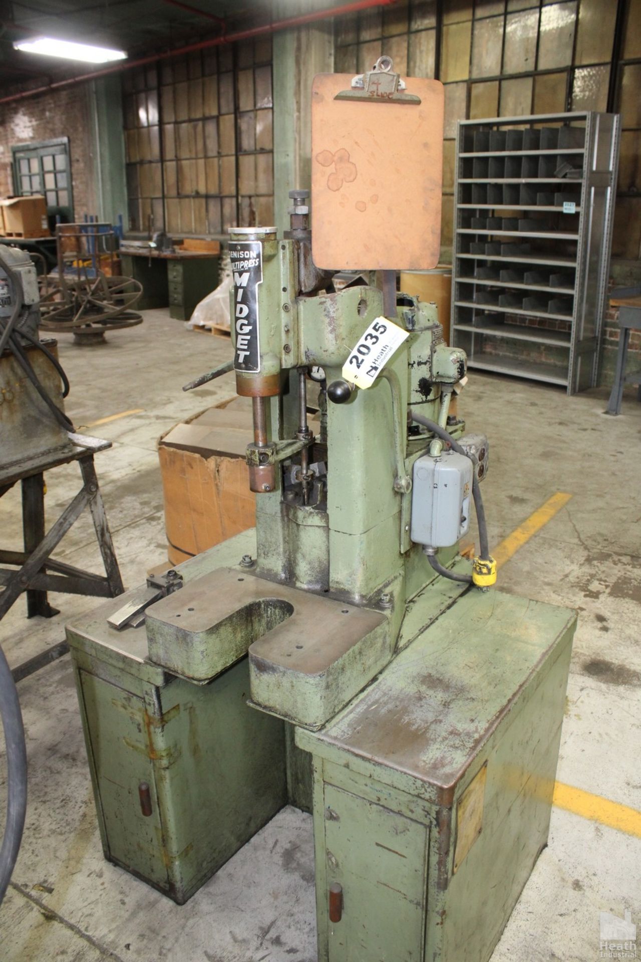 DENSION MULTIPRESS MIDGET 1 TON HYDRAULIC PRESS S/N 6869