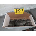 ASSORTED DOUBLE END END MILLS IN BOX