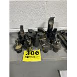 (12) ASSORTED INSERT TYPE TOOL HOLDERS (APPEAR UNUSED)