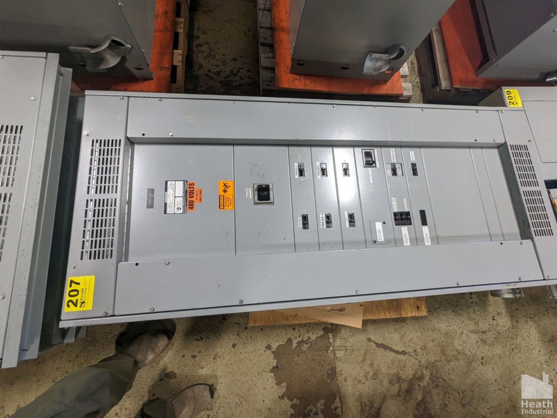 SIEMENS P4E75JX400FTS 480Y/277 3 PHASE 4W ELECTRIC PANEL