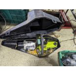 POULAN 2000 2-STROKE GAS POWERED CHAIN SAW WITH CASE (NEEDS REPAIR)