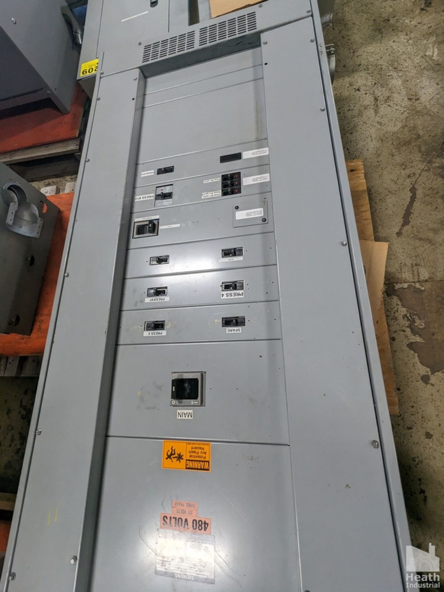 SIEMENS P4E75JX400FTS 480Y/277 3 PHASE 4W ELECTRIC PANEL - Image 3 of 3