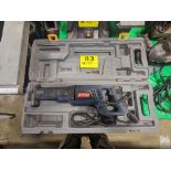 RYOBI MODEL RJ16-1V ELECTRIC RECIPROCATING SAW WITH CASE