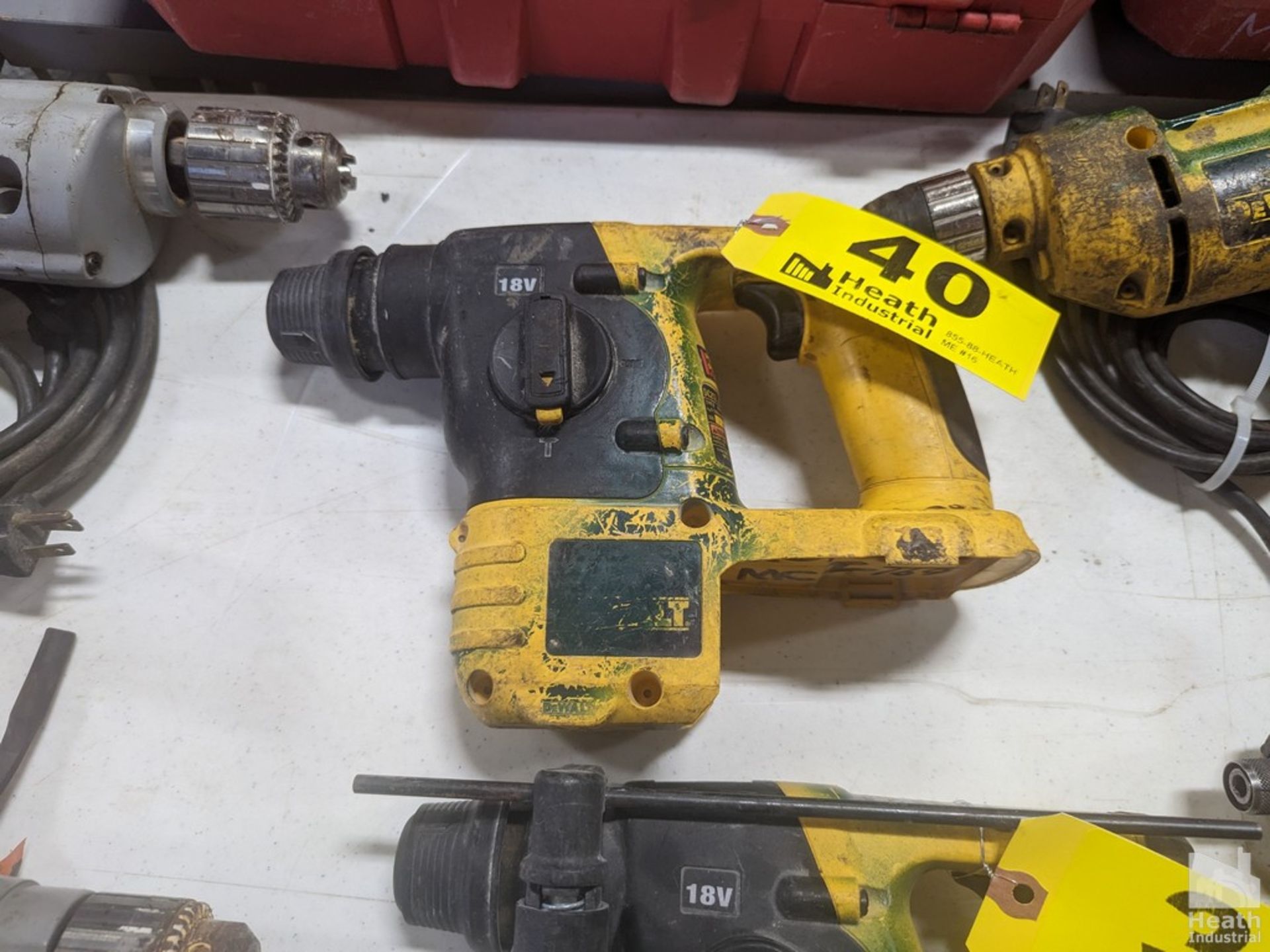 DEWALT MODEL DC-212 18V SDS HAMMER DRILL NO BATTERY NO CHARGER