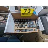 ASSORTED 3/8" & 1/4" SOCKETS IN BOX