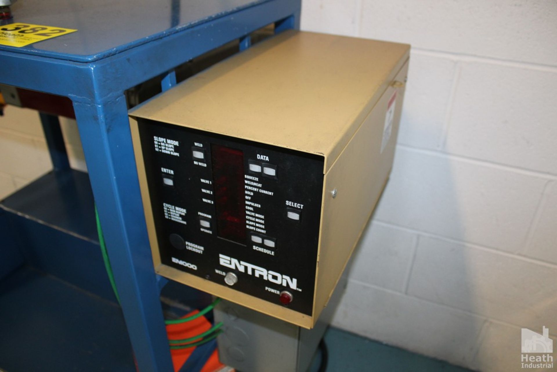 ROMAN 15 KVA BENCH MOUNTED WELDER WITH ENTRON MODEL EN1000 POWER SUPPLY & CONTROLS - Image 2 of 5