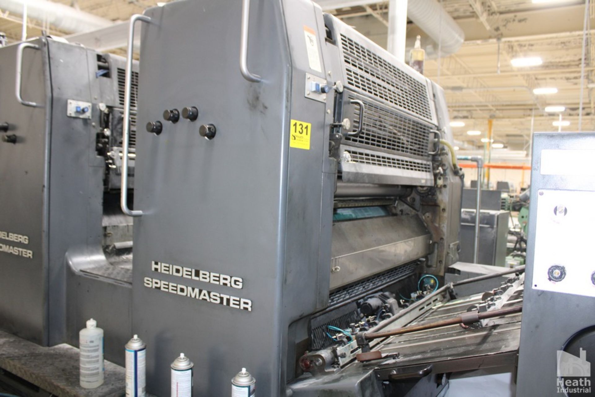 HEIDELBERG 28-3/8"X40" 6 COLOR MODEL 102 SP+L SPEEDMASTER SHEET FED PRINTING PRESS WITH ROYSE - Image 4 of 32