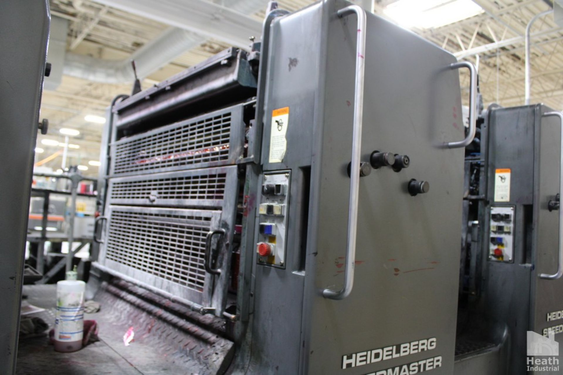 HEIDELBERG 28-3/8"X40" 6 COLOR MODEL 102 SP+L SPEEDMASTER SHEET FED PRINTING PRESS WITH ROYSE - Image 12 of 32