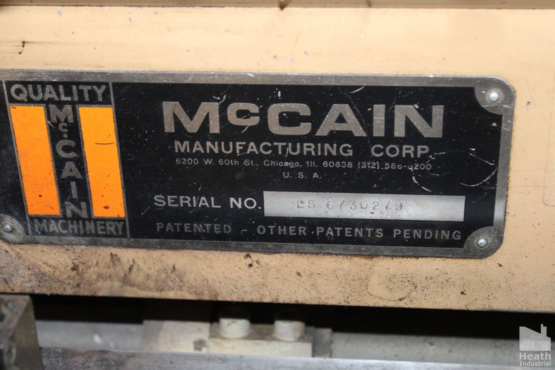 MCCAIN 10 POCKET MODEL 1800XL SADDLE BINDER/STITCHER WITH 2-HEAD STITCHER, S/N 6730279, 3-KNIFE - Image 25 of 32