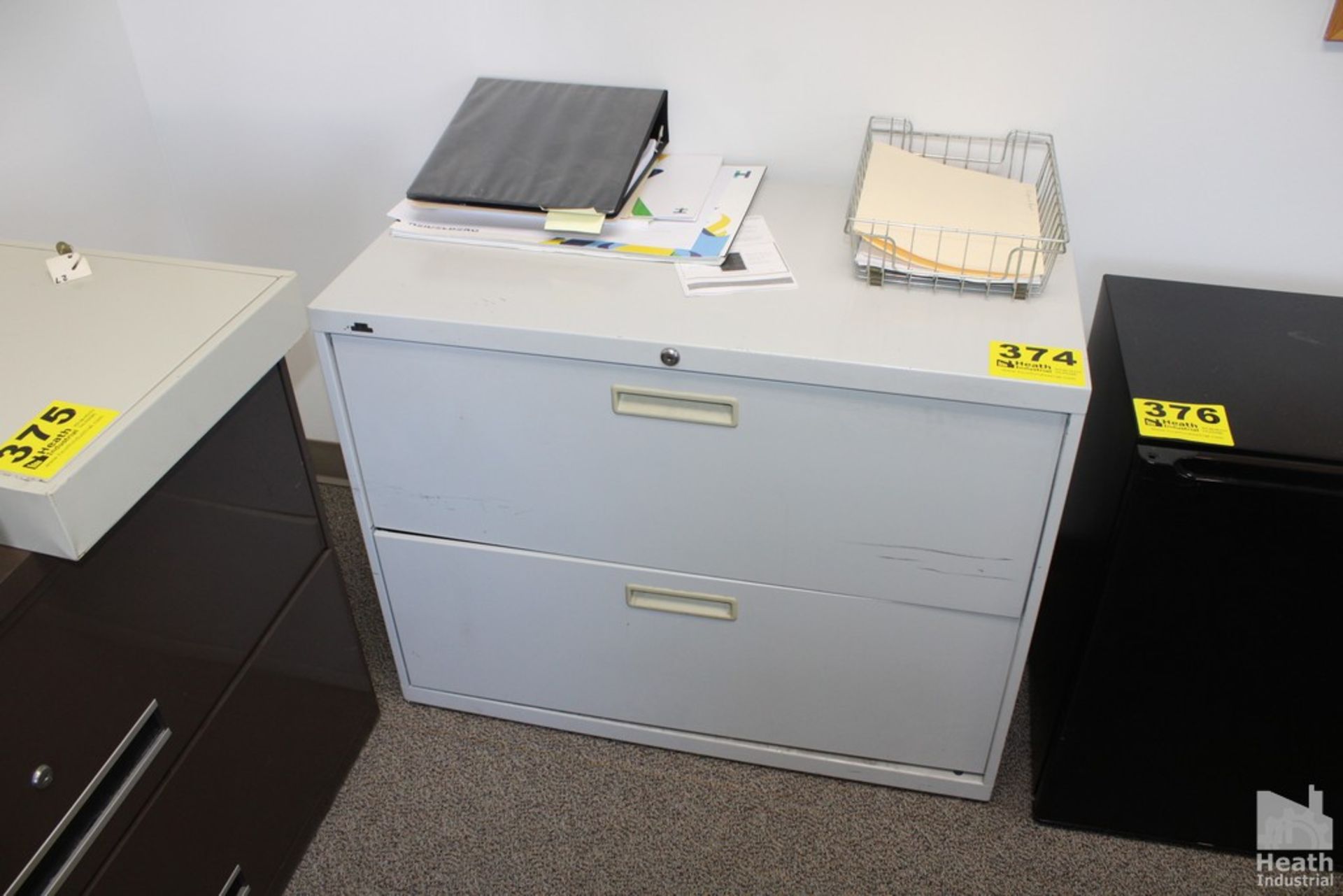 HON TWO DRAWER LATERAL FILE CABINET