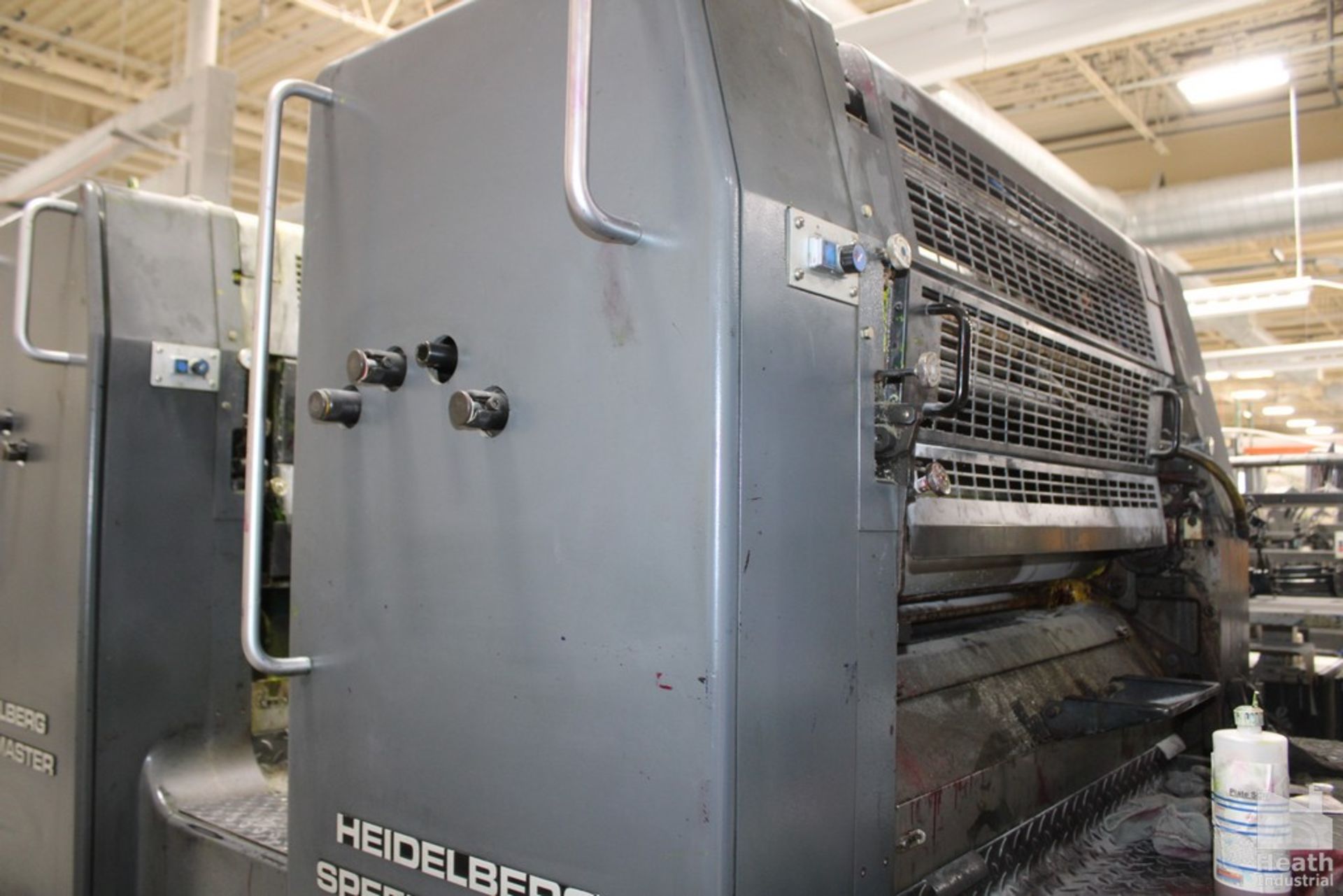 HEIDELBERG 28-3/8"X40" 6 COLOR MODEL 102 SP+L SPEEDMASTER SHEET FED PRINTING PRESS WITH ROYSE - Image 11 of 32