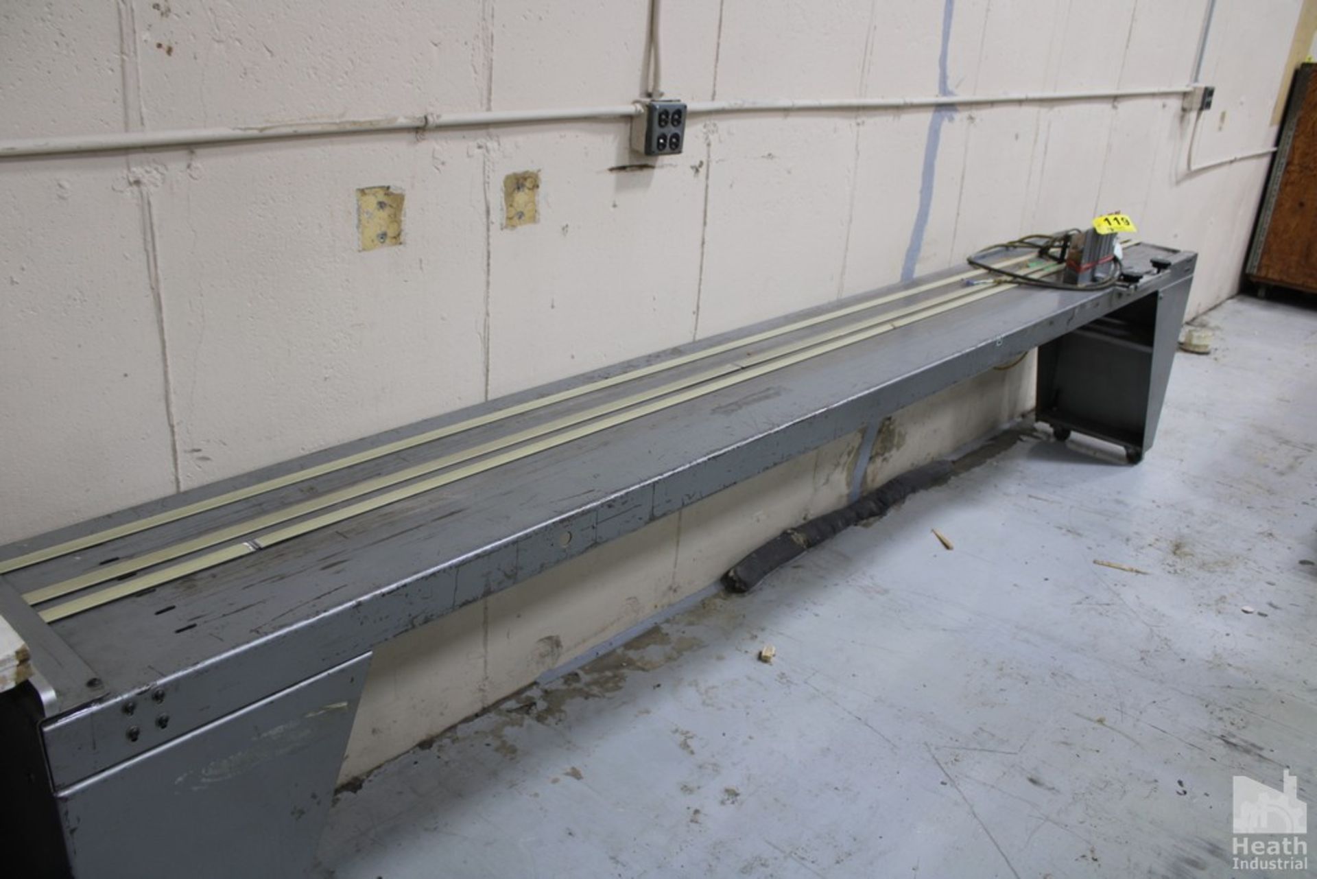 KIRK RUDY MODEL 314-12 S/N 700806 PORTABLE BELT CONVEYOR