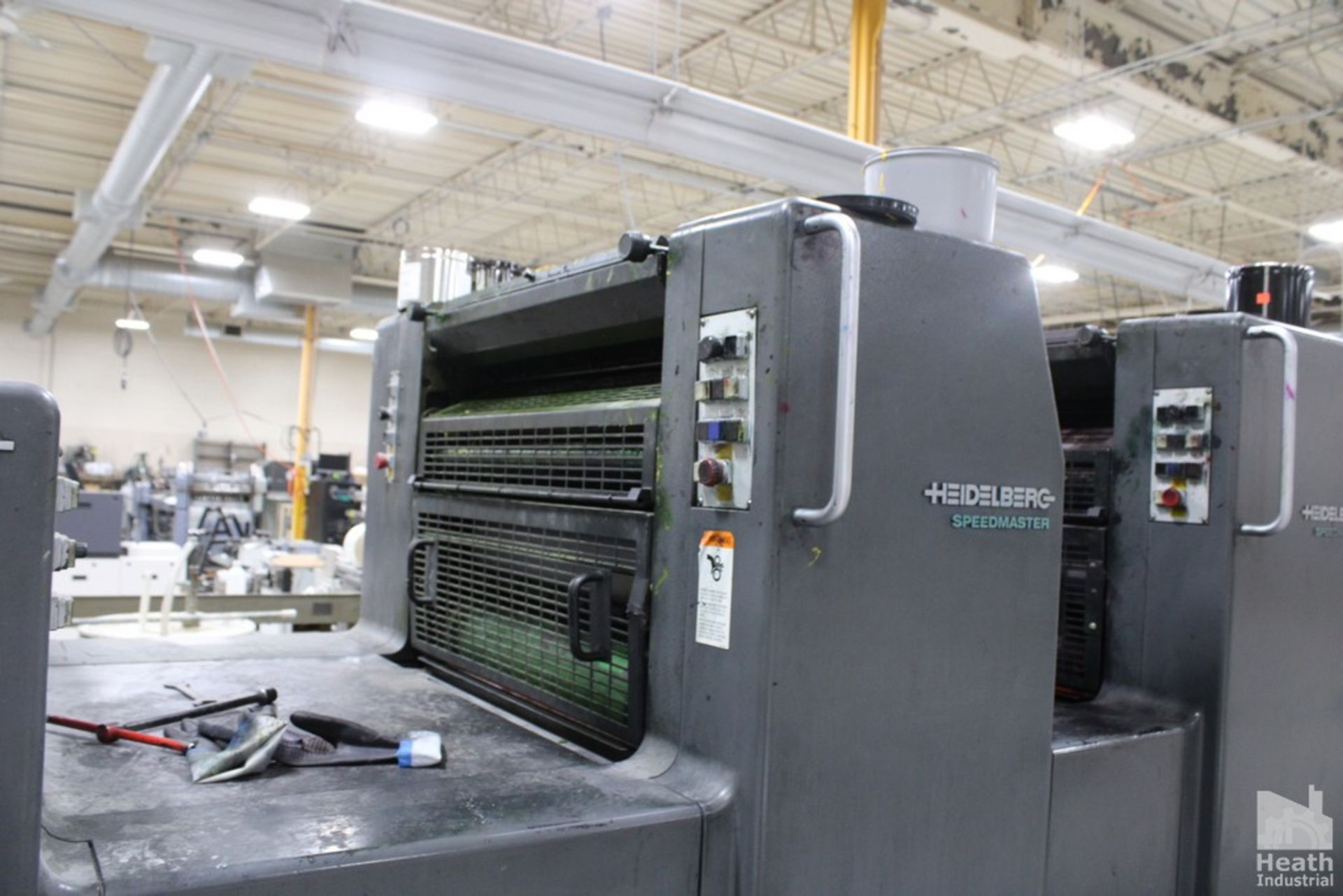 HEIDELBERG 28-3/8"X40" 6 COLOR MODEL SM 74+6-P3-L SPEEDMASTER SHEET FED PRINTING PRESS WITH ROYSE - Image 17 of 35