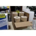 ASSORTED ROLLS OF BROWN SHIPPING TAPE
