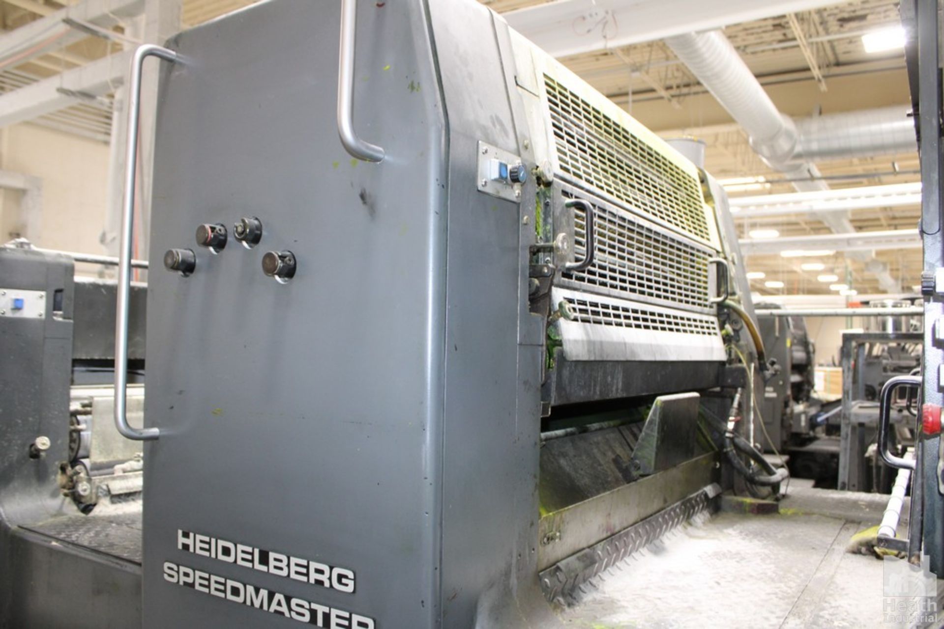 HEIDELBERG 28-3/8"X40" 6 COLOR MODEL 102 SP+L SPEEDMASTER SHEET FED PRINTING PRESS WITH ROYSE - Image 13 of 32