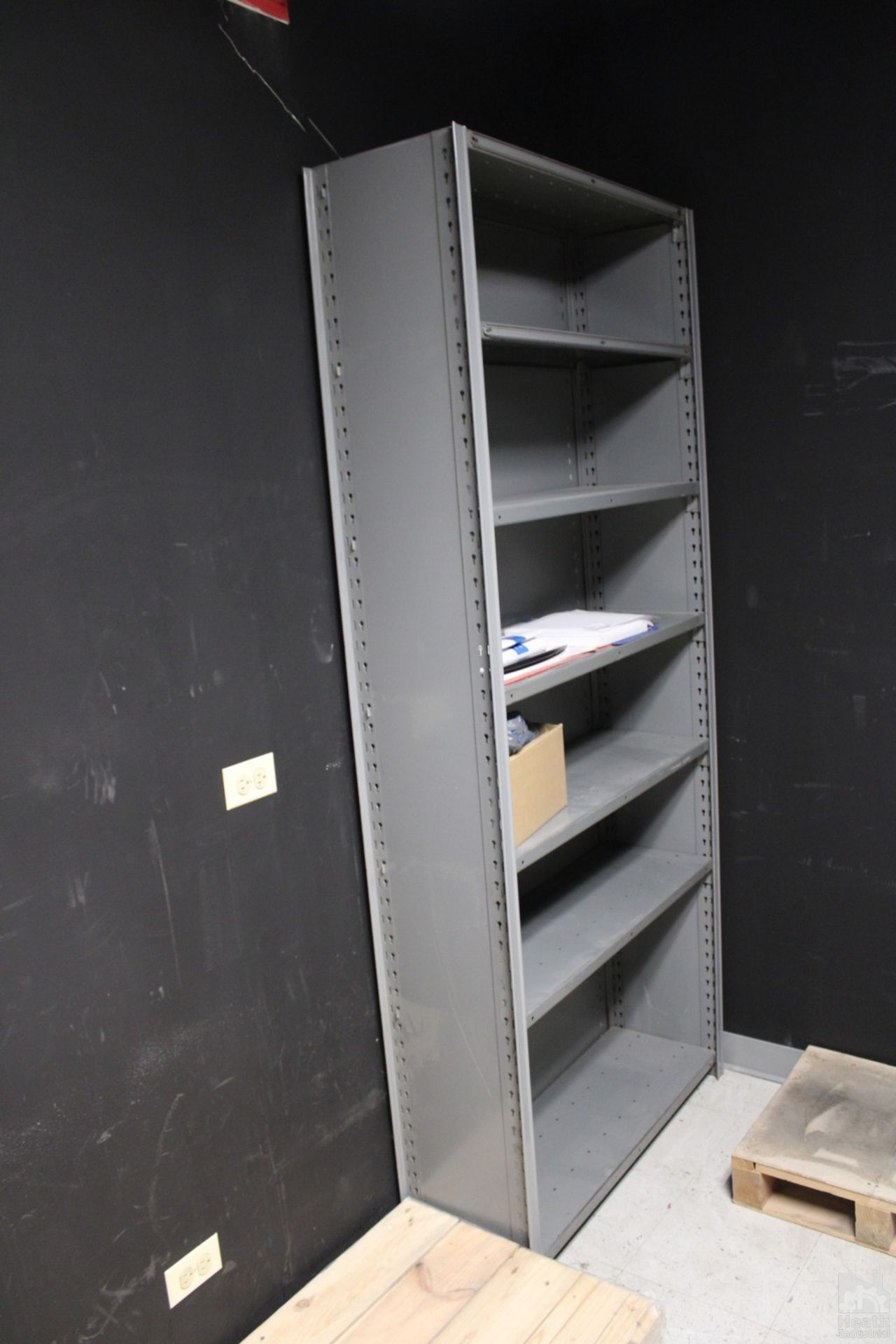 (2) ADJUSTABLE STEEL SHELVING UNITS (NO CONTENTS) - Image 2 of 2