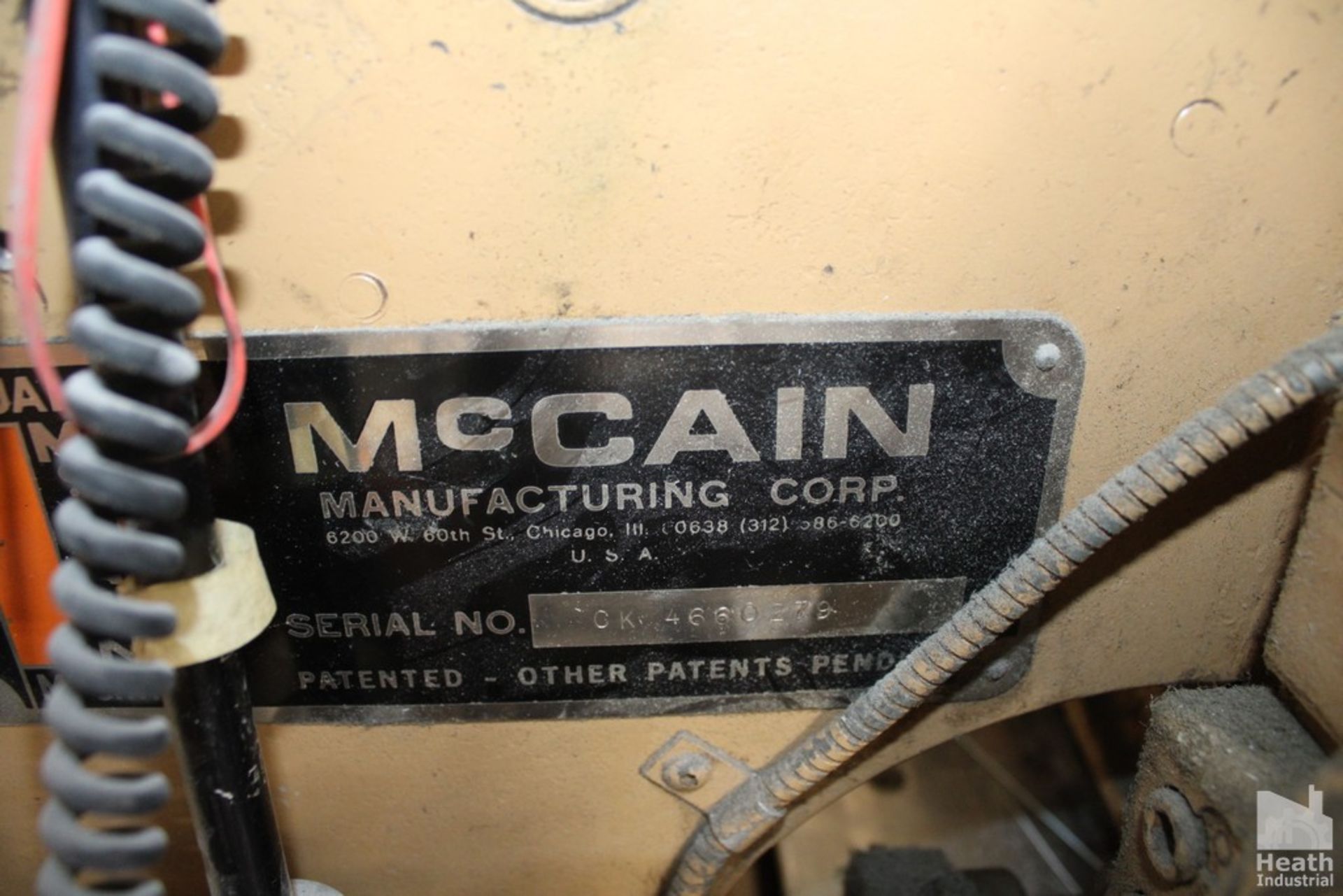 MCCAIN 10 POCKET MODEL 1800XL SADDLE BINDER/STITCHER WITH 2-HEAD STITCHER, S/N 6730279, 3-KNIFE - Image 18 of 32