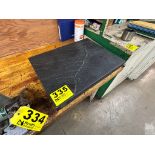 4-LEDGE BLACK GRANITE SURFACE PLATE, 18" X 24" X 4"