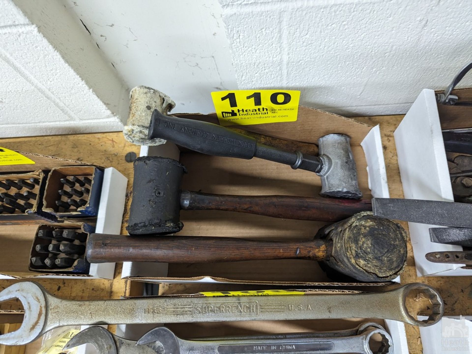 (4) ASSORTED MALLETS IN BOX