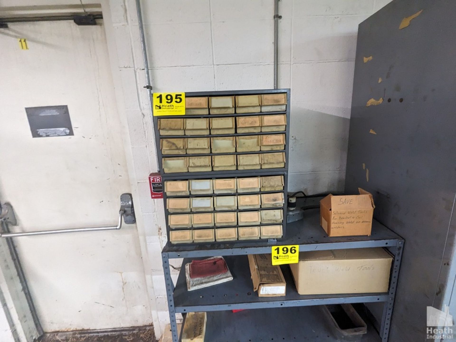 (2) 20-DRAWER SMALL PARTS CABINETS WITH CONTENTS