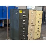 (3) ASSORTED STEEL FILE CABINETS